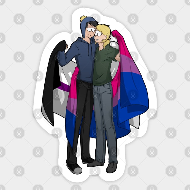 Creek Demi and Bi Pride - Reconnect.SP Sticker by iiamti